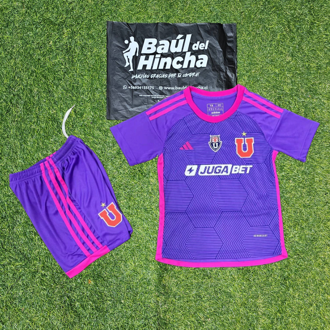 Kit Universidad  de chile tercera  NIÑO 2024-2025