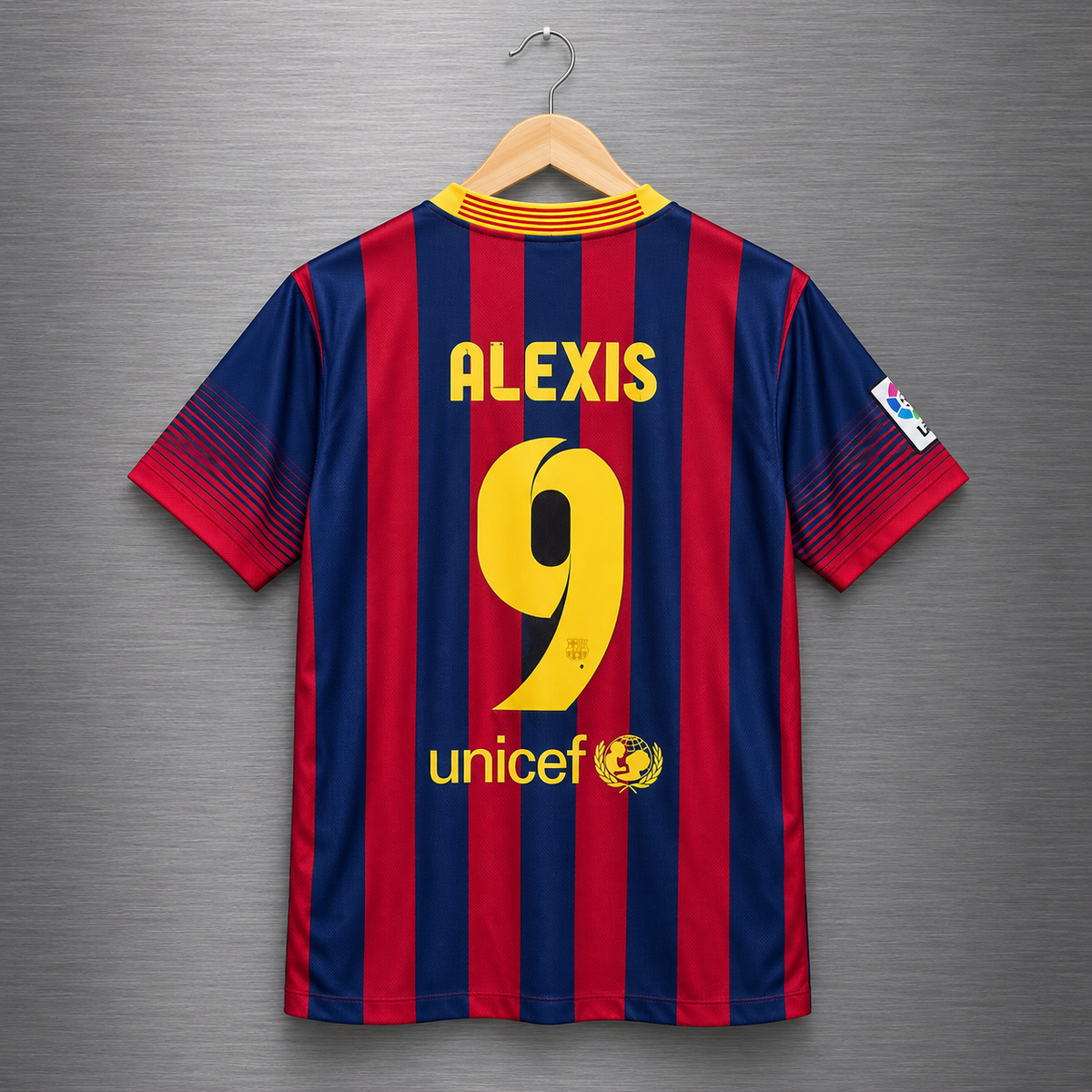 Camiseta Barcelona Local 2013-2014 Versión Retro