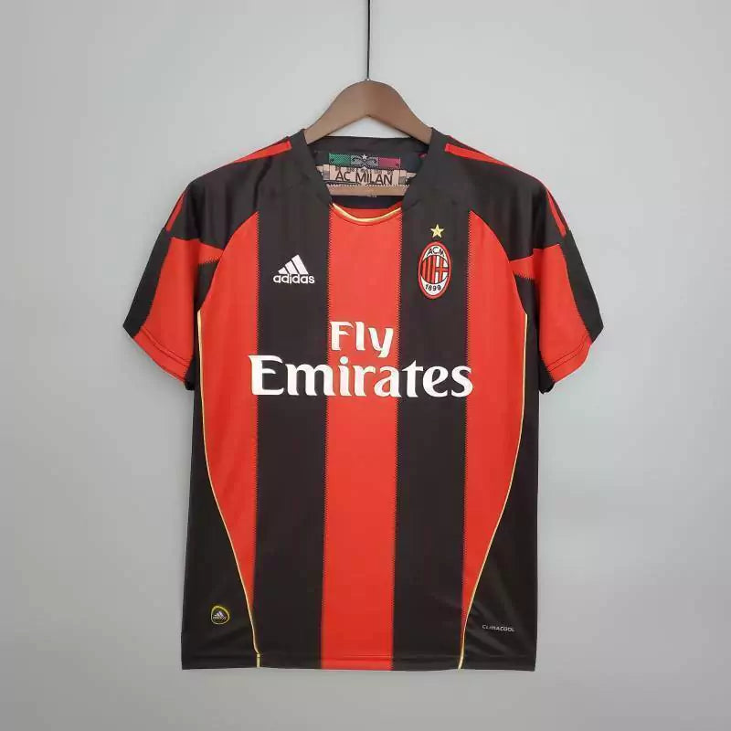 Camiseta Milán Local 2010-2011 Versión Retro