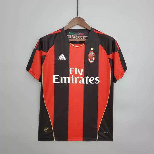 Camiseta Milán Local 2010-2011 Versión Retro