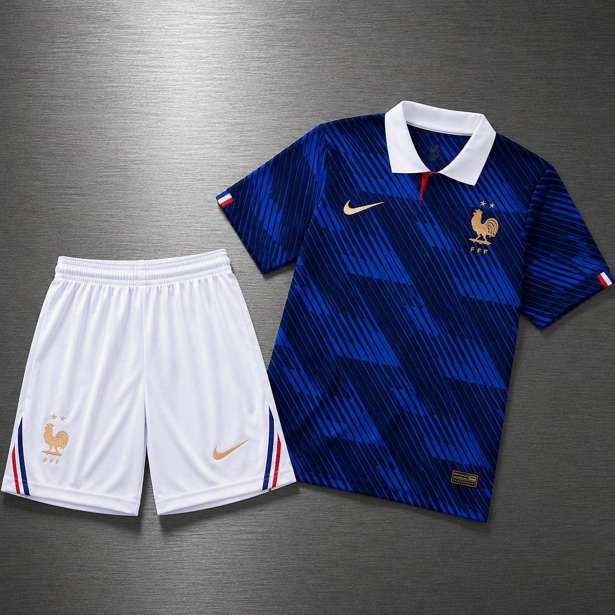 Kit Francia Local Mundial 2026 Versión Infantil Niño