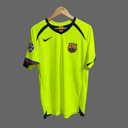 Camiseta Barcelona Tercera 2005-2006 Versión Retro