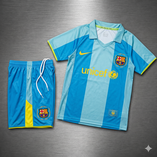 Kit Barcelona Visita 2007-2008  Versión Infantil Niño Retro