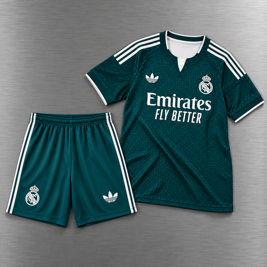 Kit Real Madrid  visita  2026/2027 Versión Infantil Niño