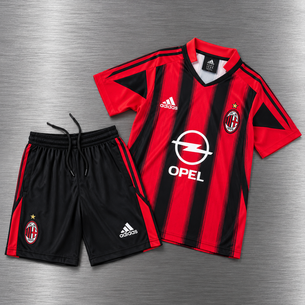 Kit Milan Local 2004 2005  Versión Infantil Niño Retro