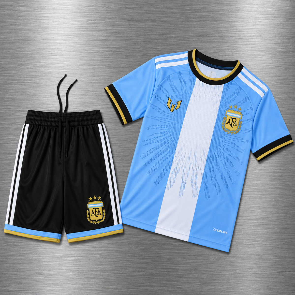 Kit Argentina Local  2026 x MESSI Versión Infantil Niño