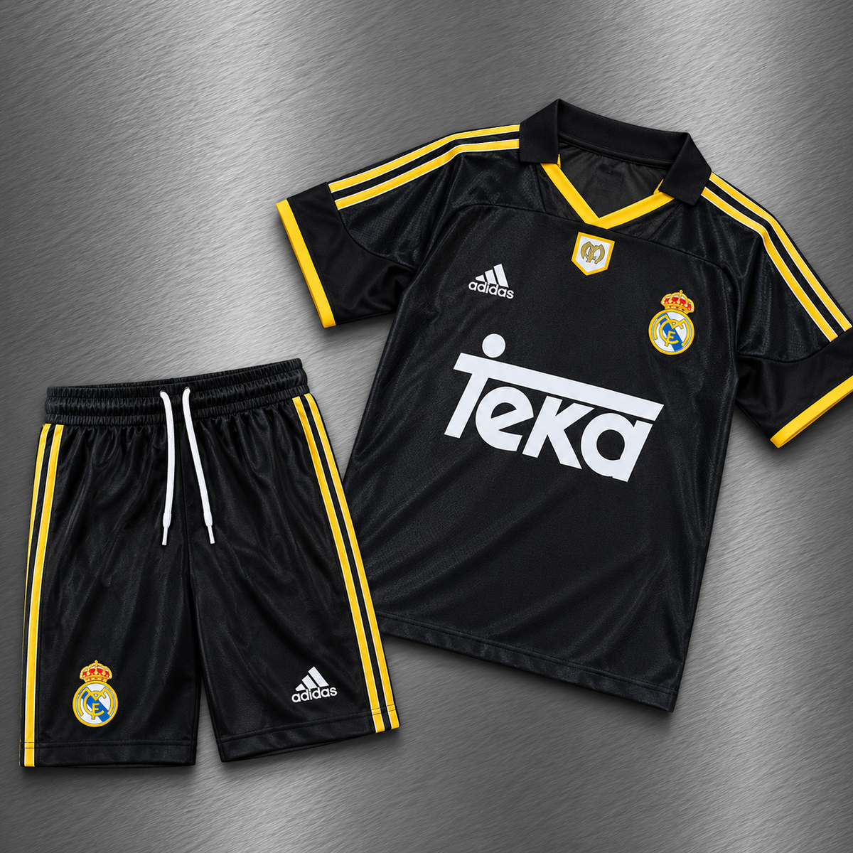 Kit Real Madrid Visita 1999 2000  Versión Infantil Niño Retro