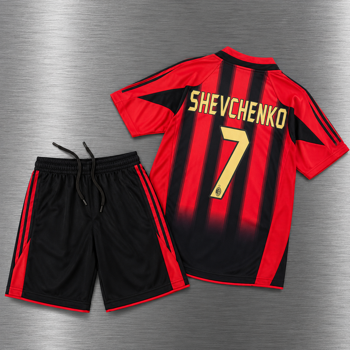 Kit Milan Local 2004 2005  Versión Infantil Niño Retro