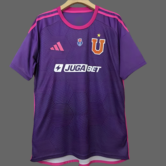 Camiseta  Universidad de Chile  Tercera 2024-2025 Version Fan