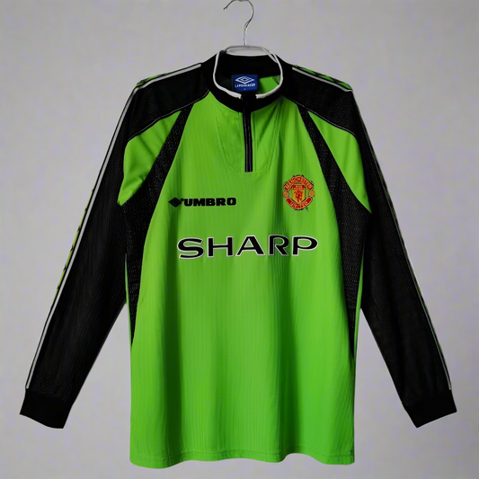 Camiseta Manchester united Arquero / Portero Manga larga 1998/1999 RETRO