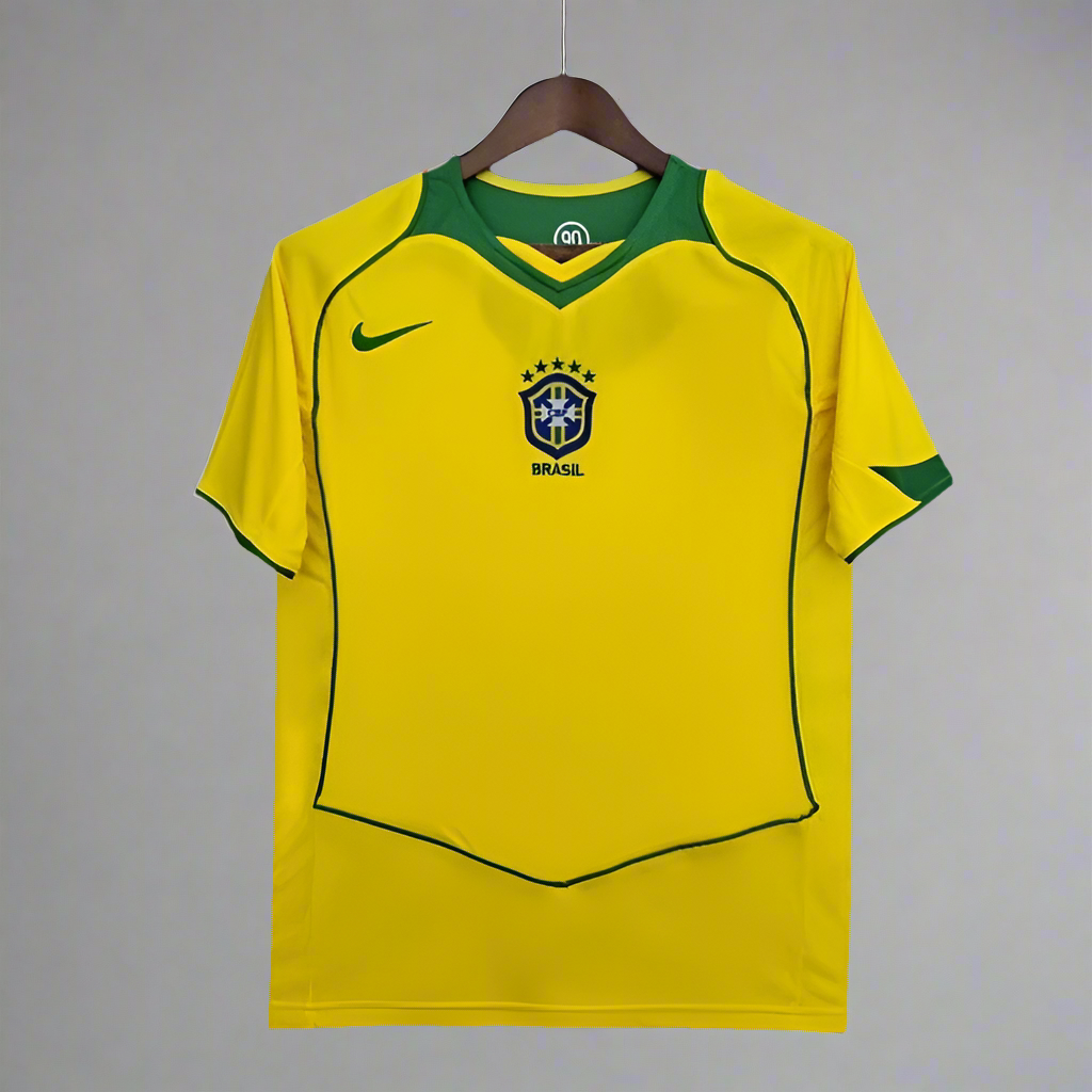 Camiseta  Brasil Local 2004 RETRO Version Fan