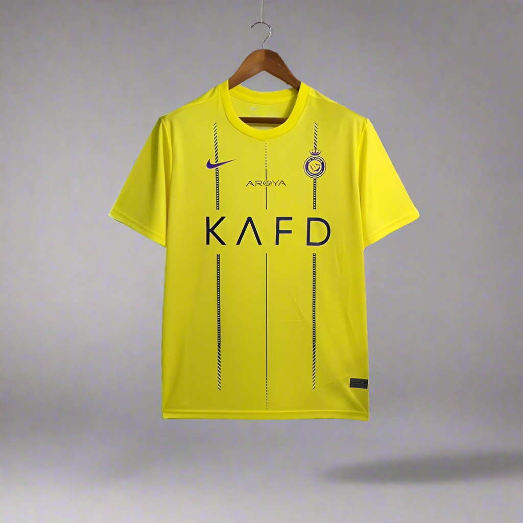 Camiseta Al-Nassr Local Versión Infantil Niño 2023-2024 Versión Fan