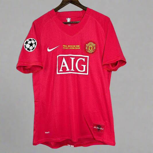 Camiseta  Manchester united Local Version Basic 2007-2008 Retro