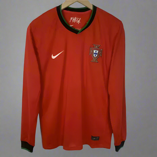 Camiseta  Portugal Local Manga larga 2024/2025 Version Fan