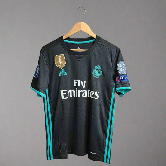 Camiseta Real Madrid Visita 2017-2018 Versión Retro