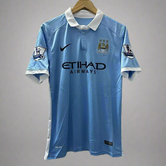 Camiseta Manchester City Local 2015-2016 Versión Retro