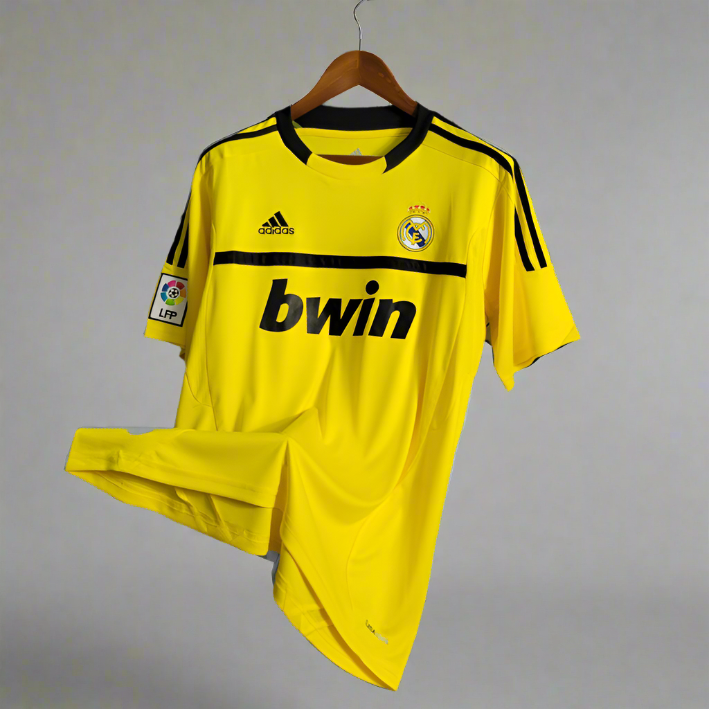 Camiseta Real Madrid Visita Arquero/Portero 2011-2012 Versión Retro