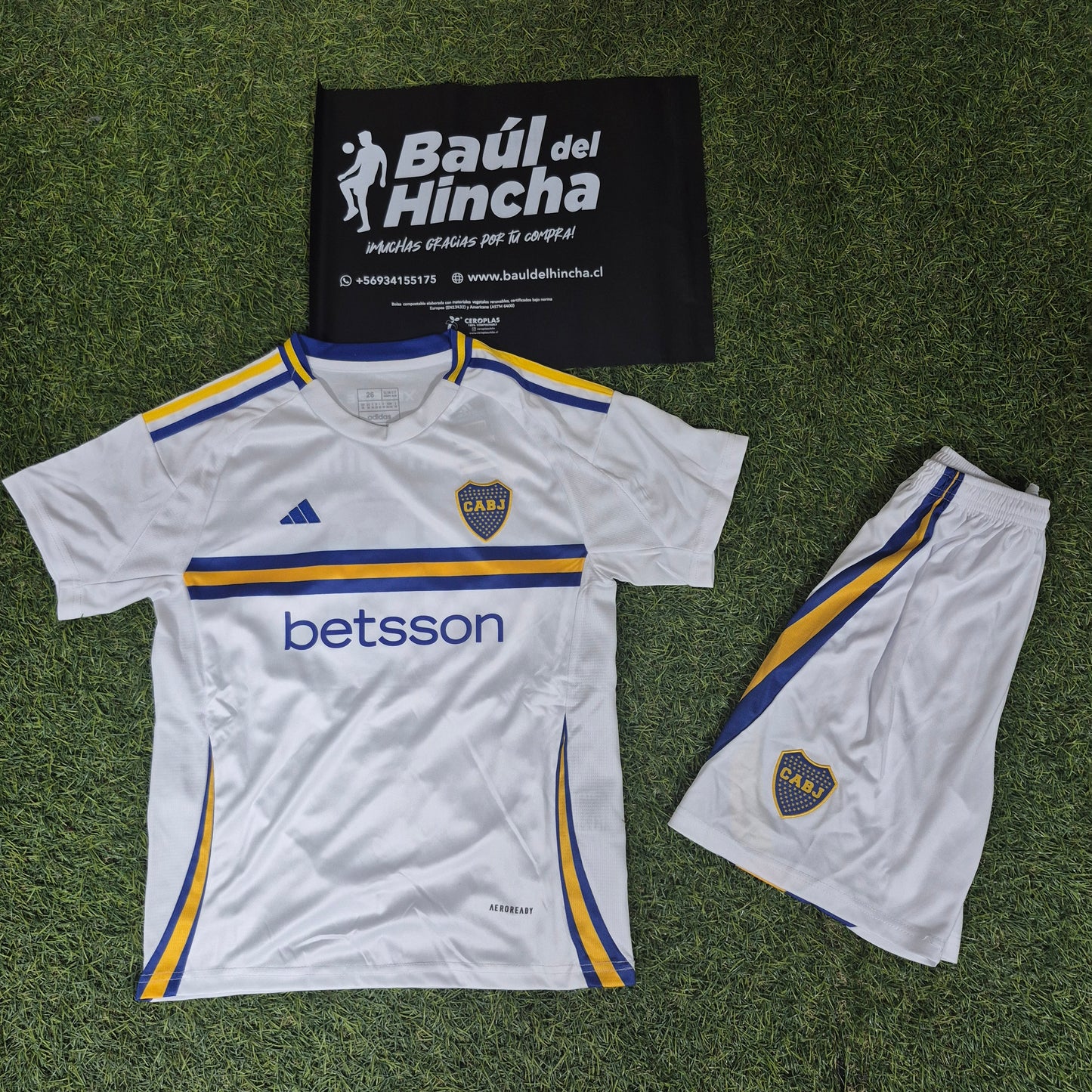 Kit Boca Junior Visita 2024-2025 Versión Infantil Niño