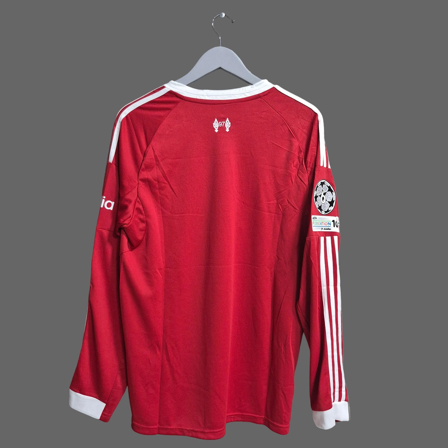 Camiseta Liverpool Local Manga Larga 2025-2026 Versión Fan