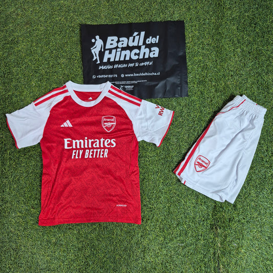 Kit Arsenal Local 2025-2026 Versión Infantil Niño
