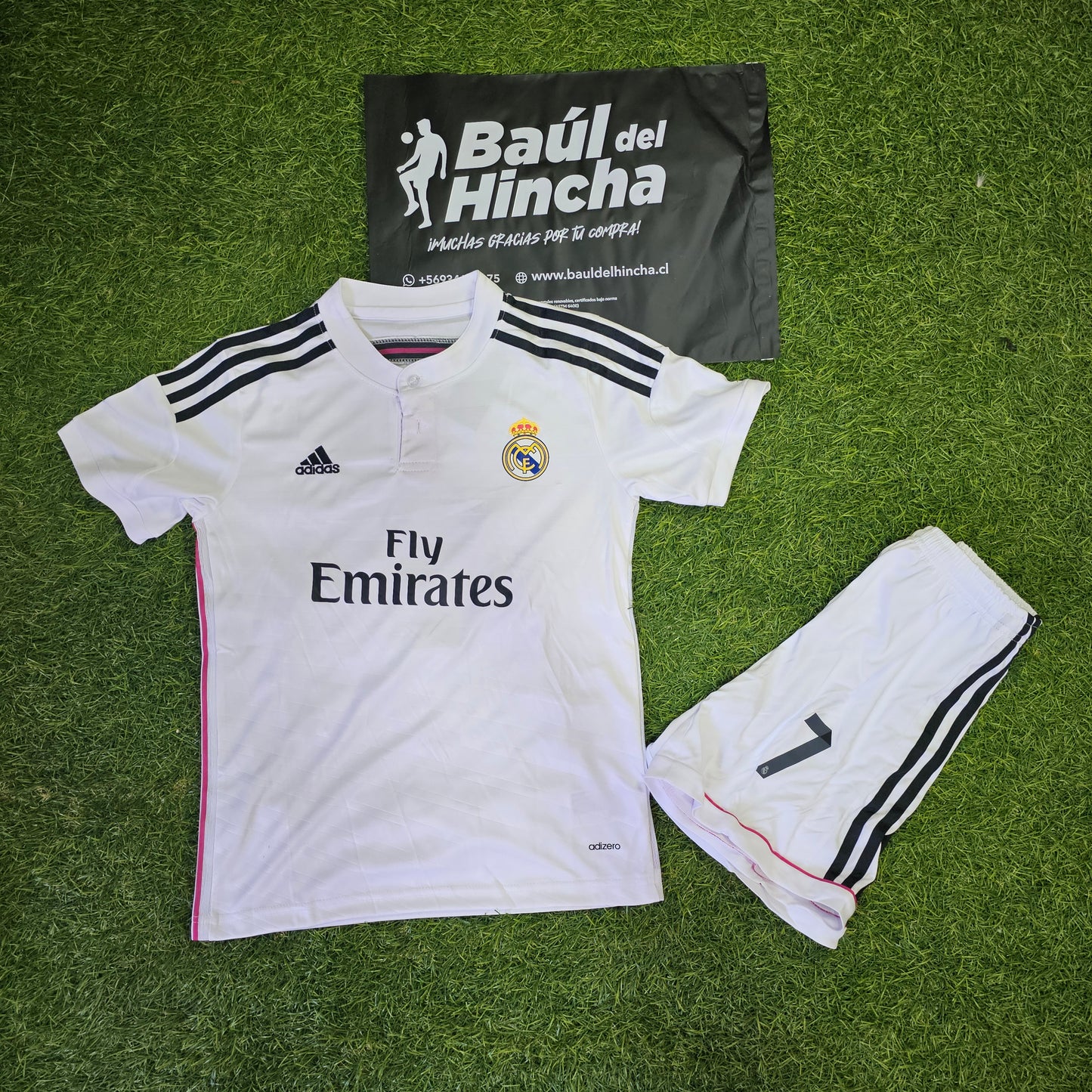 Kit Real madrid Local 2014 / 2015 retro Niño