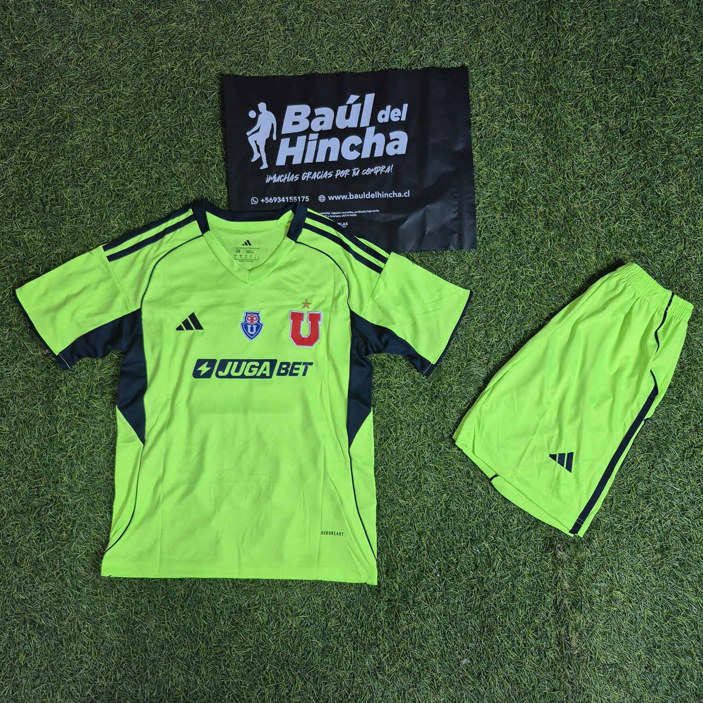 Kit Universidad de Chile Tercera 2025-2026 Versión Infantil Niño