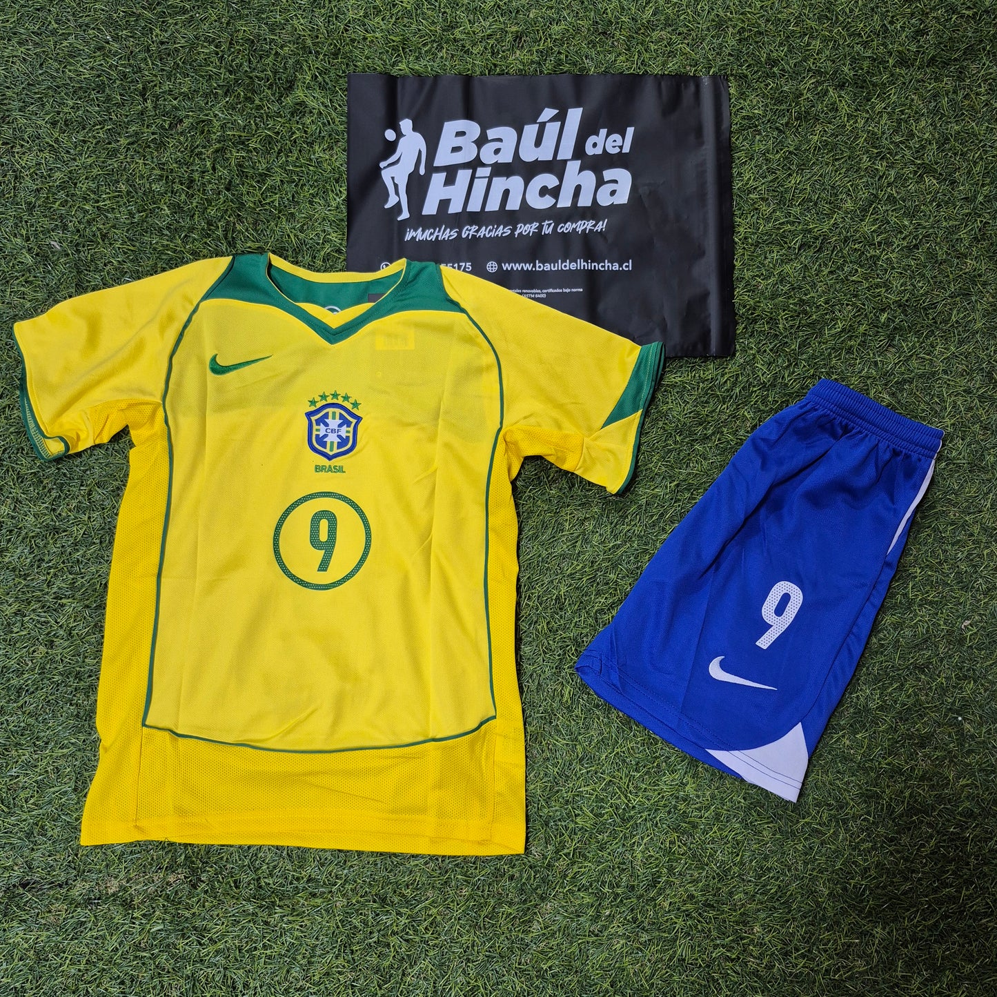 Kit Brasil Local 2004 Versión Infantil Niño Retro