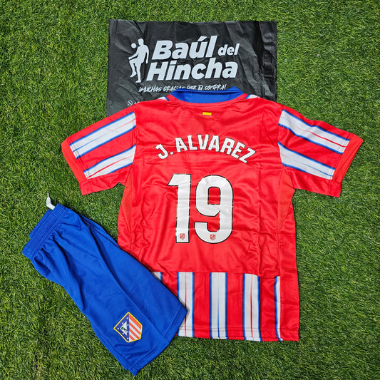 Kit Atletico de Madrid Local Niño 2024 / 2025