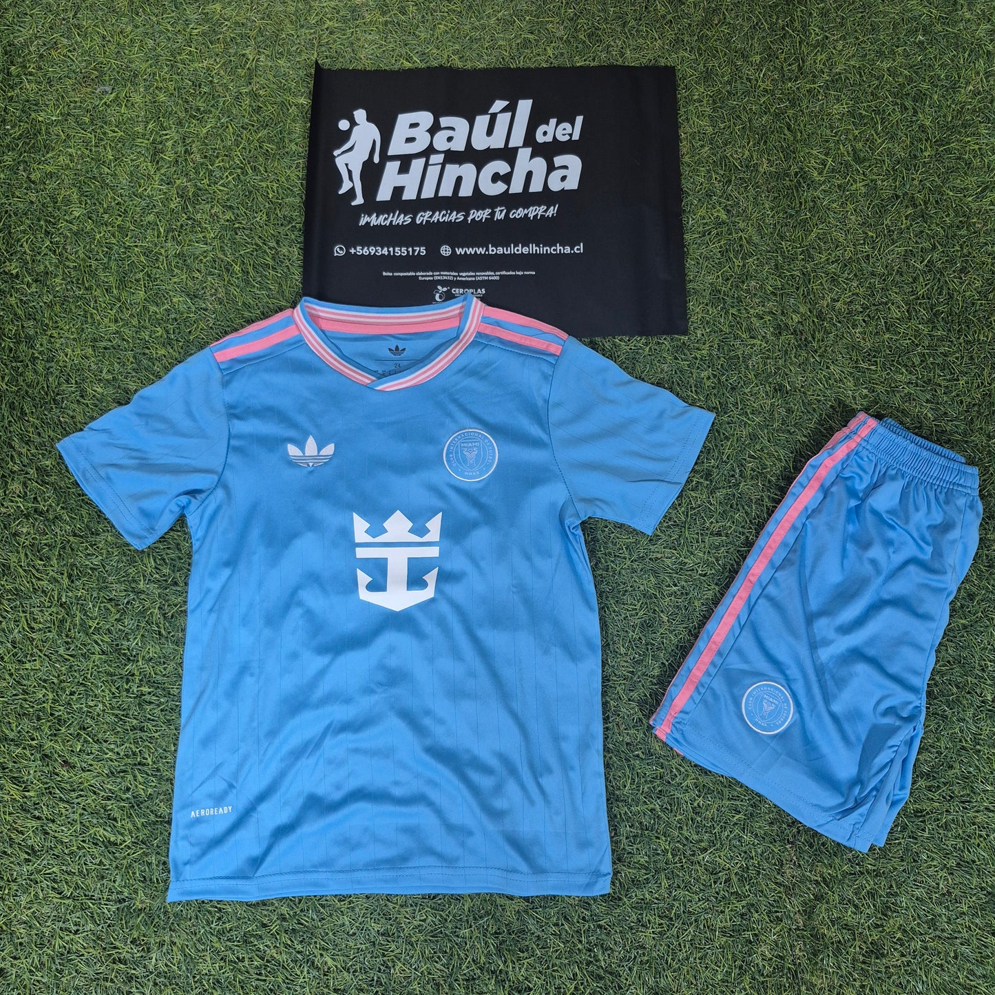 Kit Inter Miami Tercera 2025-2026 Versión Infantil Niño