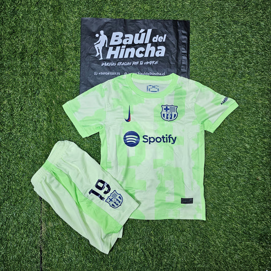 Kit Barcelona Tercera Niño 2024/202