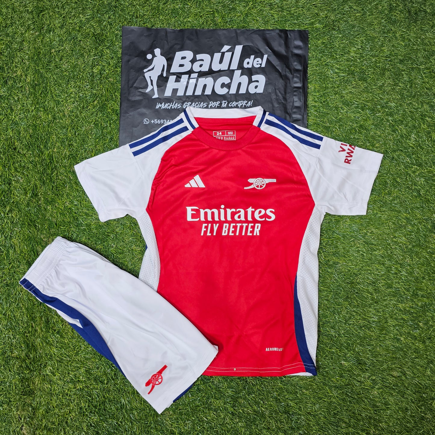 Kit Arsenal Local Niño 2024 /2025